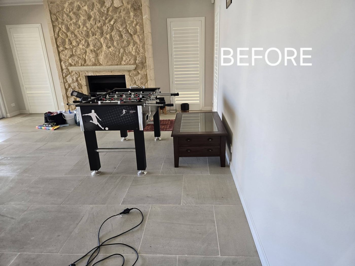 Living Room Deep Clean - Before